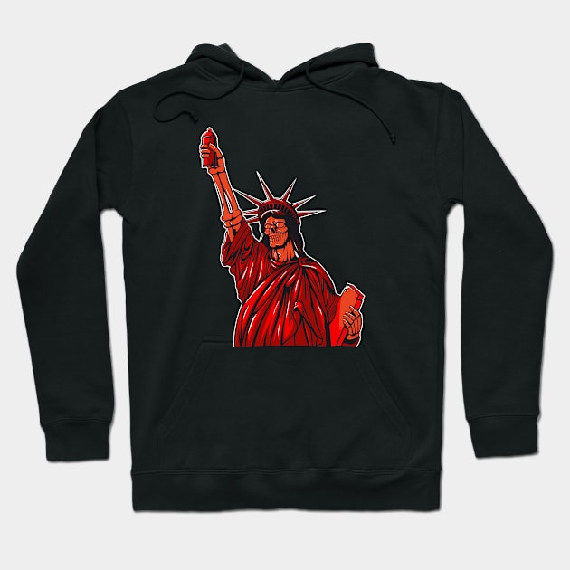 Liberty Paint The Town Red Hoodie by iconicole
